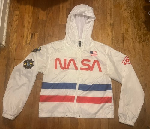 NASA Jacket Coat Hood Windbreaker 