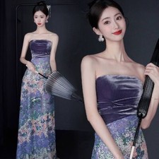 NEW Evening Formal Party Ball Gown Prom Bridesmaid Fishtail Sequin Dress YSGZ185