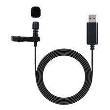 ProfESSional Mini USB External Microphone with Collar Clip