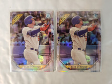 Alex Verdugo 2 ct lot w/ 2018 Bowman ROY # ROYF-AV