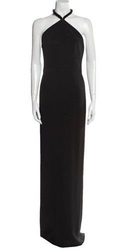 Balenciaga Silk Black Wrap Dress Size 36 US 6 | eBay