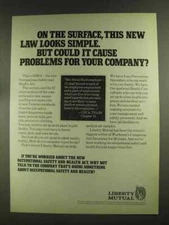 1972 Liberty Mutual Ad - New Law Looks Simple
