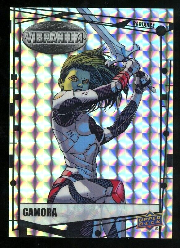 GAMORA 2015 UD Marvel Vibranium #28 RADIANCE Parallel SP 43/50 - ULTRA RARE
