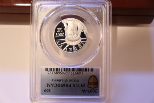 2007-W American Eagle 10th Anniversary Platinum Coin Set, PCGS PR70 & PR69 DCAM. - Picture 10 of 16