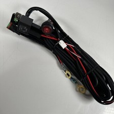 1-lead Wiring Harness Kit Onoff Rocker Switch Relay Fuse For Led Light Bar 12v