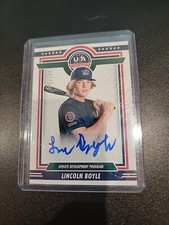 2022 Panini USA Baseball Stars & Stripes Lincoln Boyle #ADP1-LB AUTOGRAPH /399