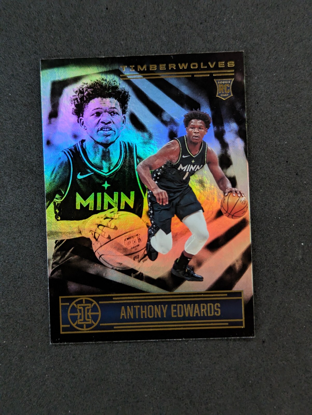 2020-2021 Panini Illusions Anthony Edwards RC #152 Timberwolves