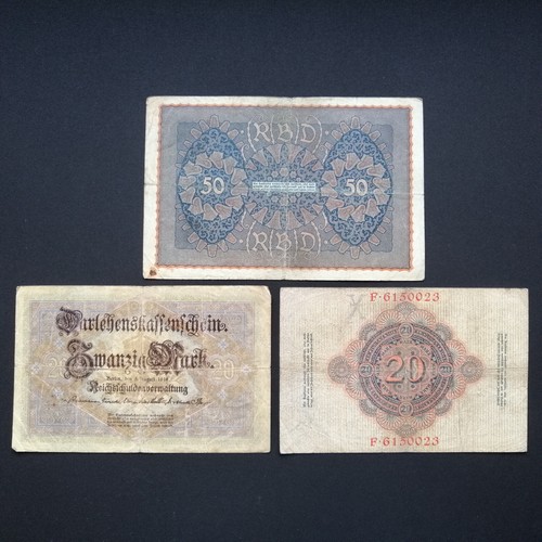 BANKNOTES LOT FROM GERMANY -3 banknotes- - Picture 2 of 2