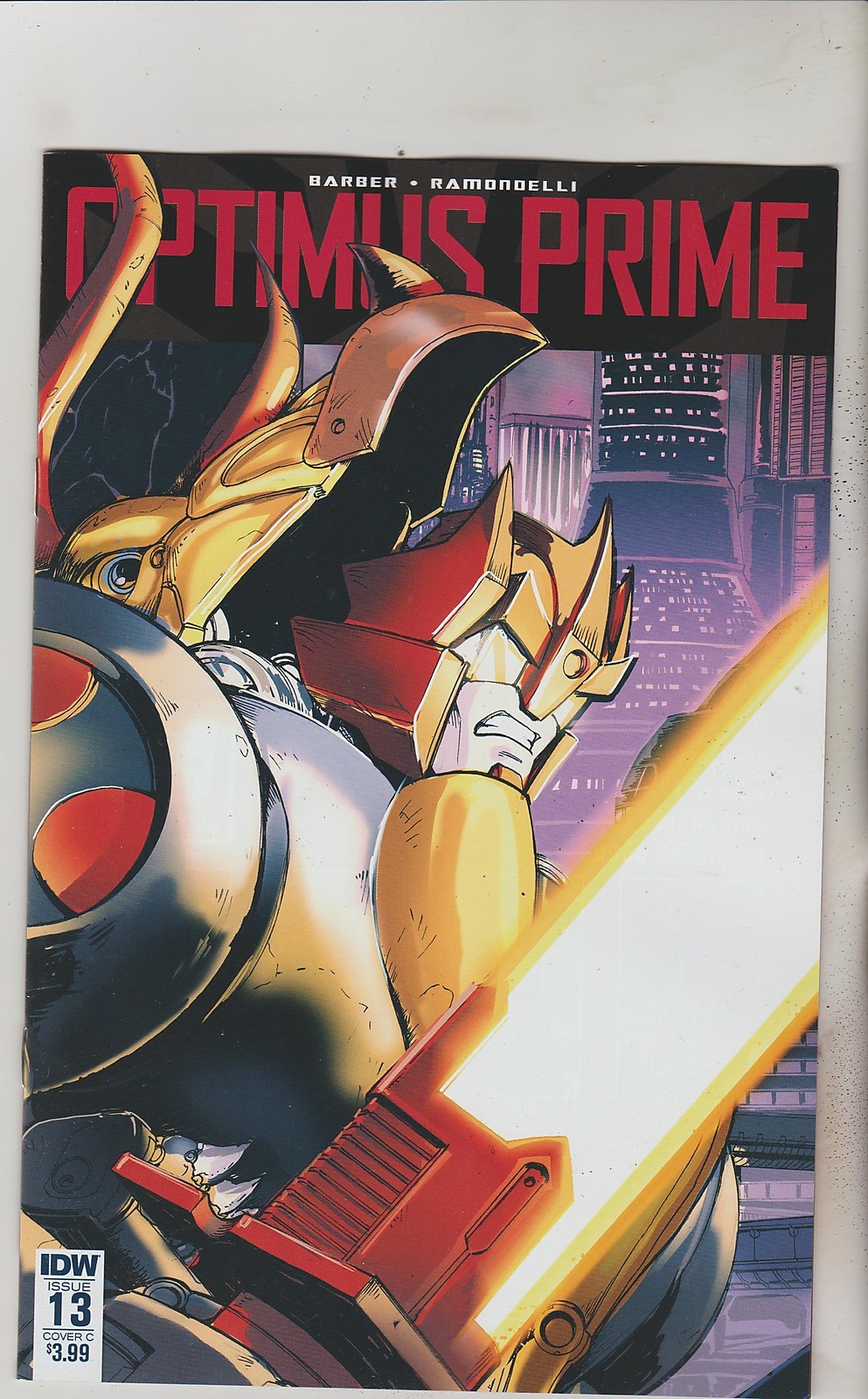 IDW COMICS OPTIMUS PRIME #13  NOVEMBER 2017 VARIANT C 1ST PRINT NM