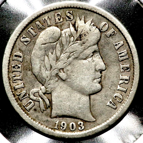 1903-O Barber Head Dime 10 Cents   RC579
