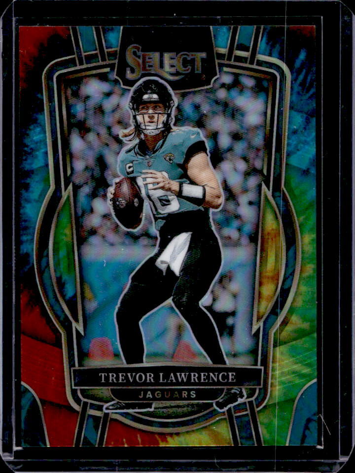 2022 Select Trevor Lawrence Tie Dye Prizm Club #14/25 #254