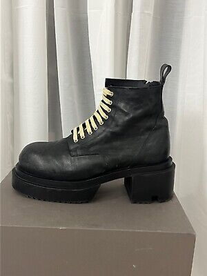 Rick Owens Black Low Army Bogun Boots EU45 US12 | eBay Rick Owens Black Low Army Bogun Boots EU45 US12 | eBay