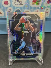 2021-22 Panini Prizm Silver Pulsar Prizm #173 Moses Brown - Mavericks
