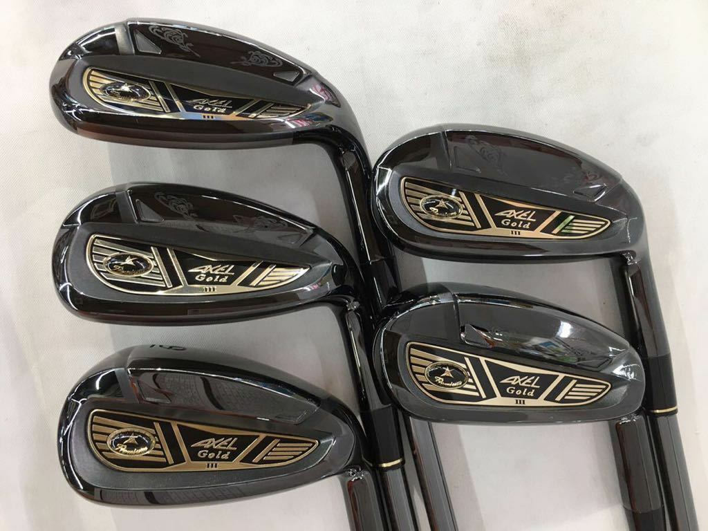 Golf Iron Set Tsuruya Axel Gold Premium Ⅲ (R) 5pcs 7-A Golf Iron Set Tsuruya Axel Gold Premium Ⅲ (R) 5pcs 7-A
