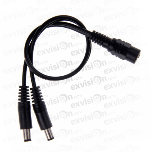 2 WAY CCTV DC POWER SPLITTER ADAPTOR CABLE LEAD 12V 9V LED SECURITY CAMERA 2 WAY - Picture 5 of 6