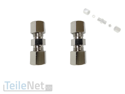 Bremsleitungsverbinder 4,75mm Leitungsverbinder 2 Stück Alfa Romeo 6 33 75 90