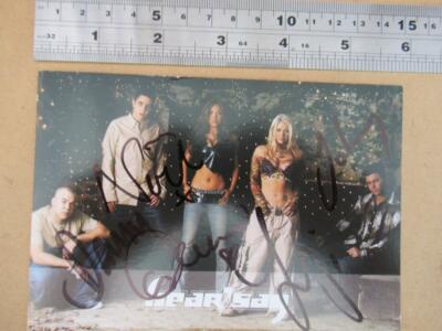 Hear'Say Gruppe Autogramme (Datei YE1)