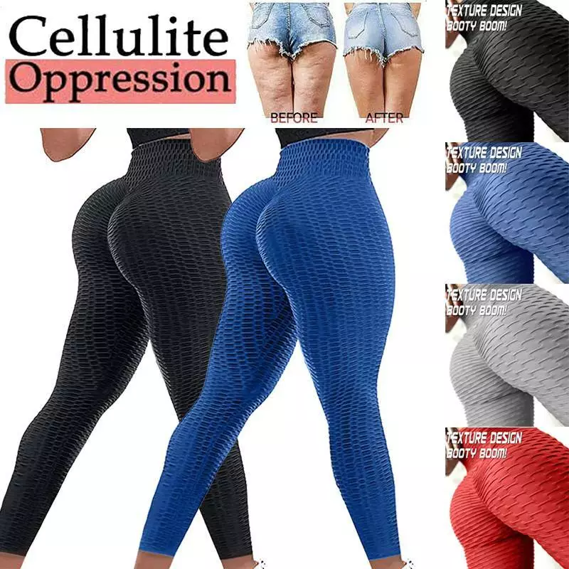 Women's Butt Lift Sexy Gym Leggings High Waist Yoga Pants Booty Scrunch  Trousers