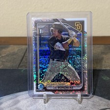 2024 Bowman #BCP-111 J.D. Gonzalez Chrome Mini-Diamond Refractors Padres