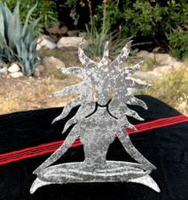 Beautiful Handmade Deva Designs Metal Art Meditating Person - Metal Sculpture BB