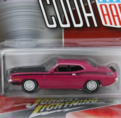 PLYMOUTH AAR Cuda - Barracuda - 1970 - Moulin rouge - Johnny