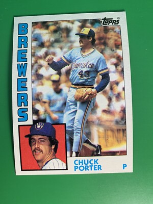 1984 Topps Chuck Porter #452 Milwaukee Brewers | eBay