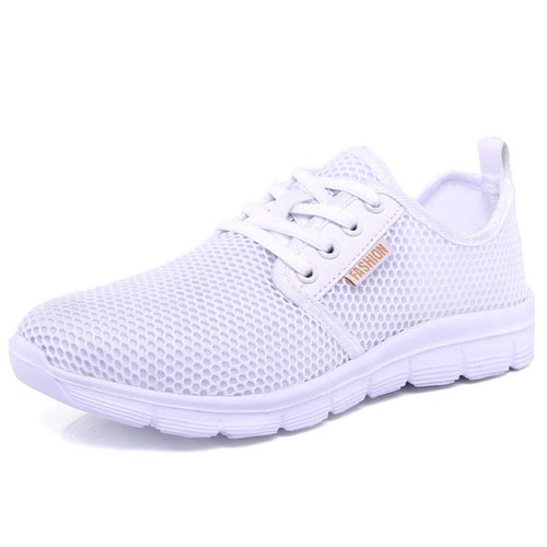 Womens Sports Shoes Breathable Mesh Upper Round Toe Design Wear Resistant Casual - Picture 7 of 23