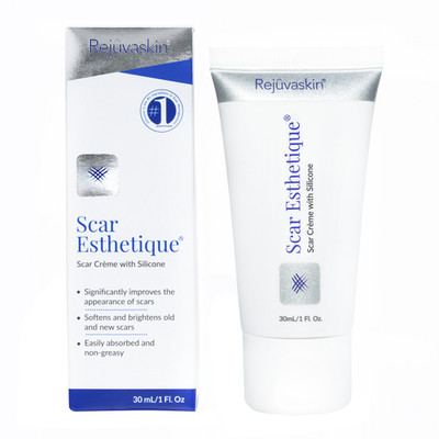 Rejuvaskin Scar Esthetique Scar Cream with Silicone - Scar Cream For Surgical
