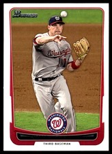 Ryan Zimmerman 2012 Bowman #79 Nationals MLB READ FREE SHIPPING AutographDen