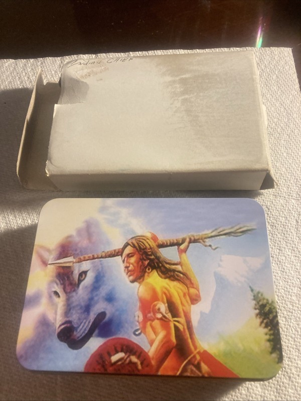 Collectible Indian Chief Knife In Box, 