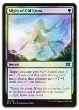 Might of Old Krosa #153 (Foil) (NM) Double Masters 2022 2X2 Magic MTG