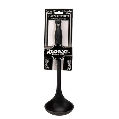 PT Alchemy Gothic Cat's Kitchen Black Ladle
