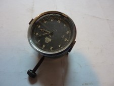 Vintage Car Working Smiths Automobile Dashboard Clock Wind Up w Mounting Bracket