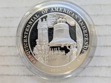1974 Sesquicentennial History of America 92.5% Silver Franklin Mint 1926 38g