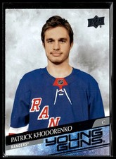 2020-21 Upper Deck Young Guns Patrick Khodorenko Rookie New York Rangers #709