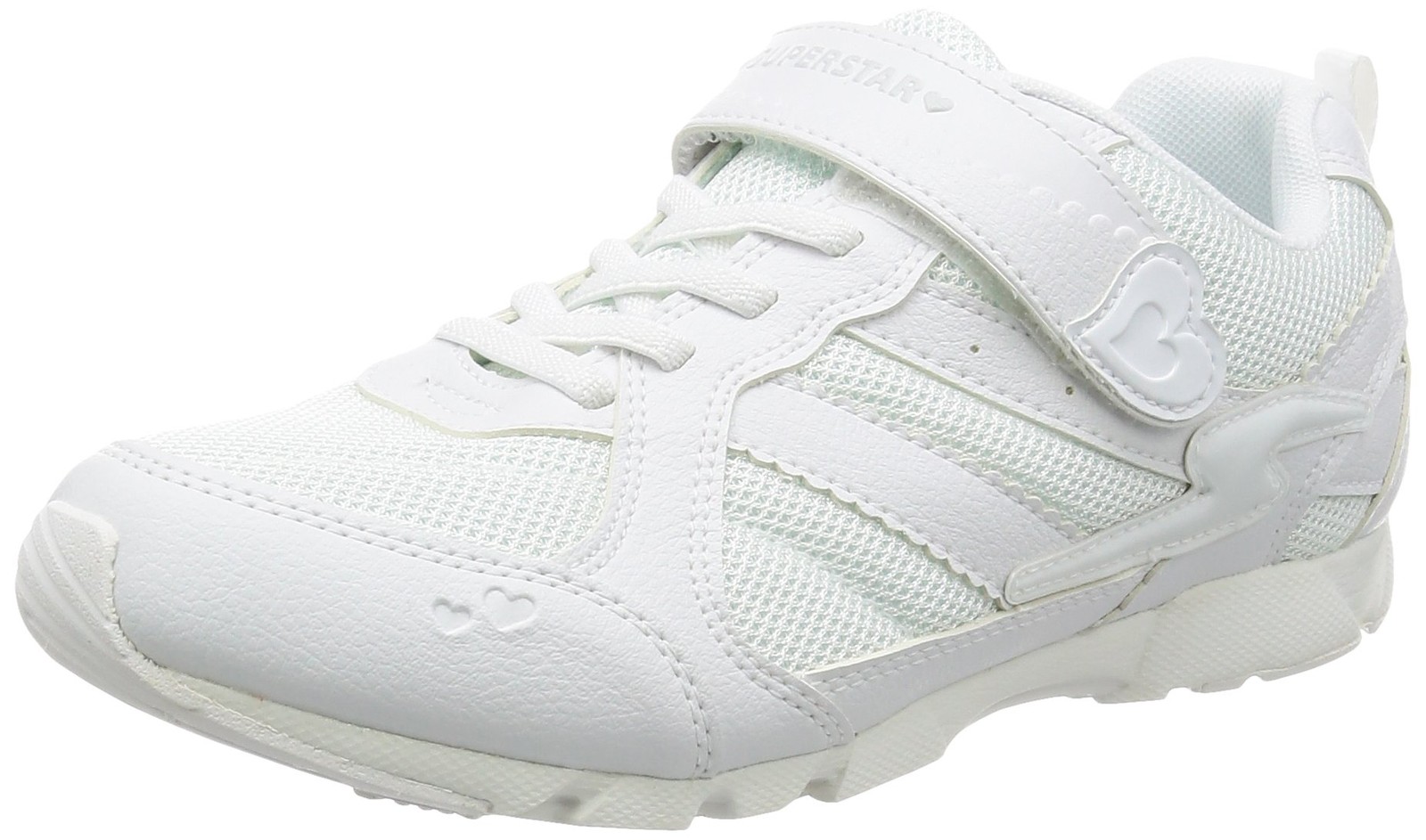 SAOLA Super Star J753 Sneakers per Ragazze Scarpe Scuola Taglie 15 24 5cm Bianco 20.0c 736