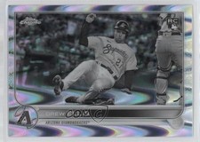 2022 Topps Chrome Sonic Black & White RayWave Refractor Drew Ellis #77 0e4z