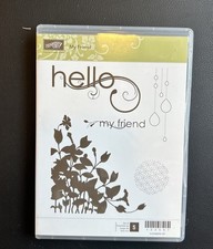 Stampin  Up My Friend, Set Of 5 UM Rubber