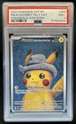 2023 Pokemon x Van Gogh Pikachu Grey Felt Hat SVP #085 PSA 9