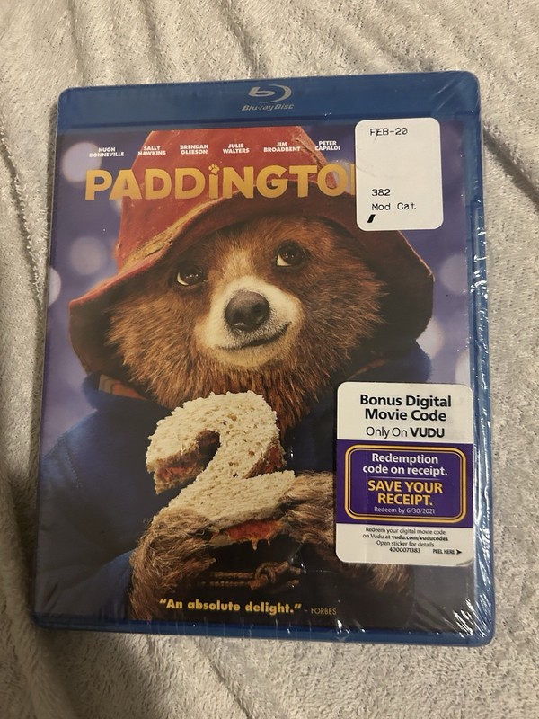 Paddington 2 (Blu-ray, 2017) Blu Ray OPENED