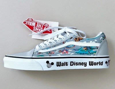 VANS X Walt Disney World Park Old Skool 50th ANNIVERSARY Map Unisex SNEAKERS NIB