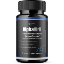(1 Pack) Alpha Viril Advanced Male Pills AlphaViril Formula Supplement 60 Caps