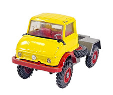 Corgi Toys No. 406 Mercedes Benz Unimog Truck Yellow Scale Diecast Model Unboxed