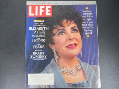 LIFE Magazine April 1997 Elizabeth Taylor Brain Surgery Exclusive