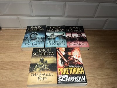 5xSIMON SCARROW Historical Roman Fiction Paperback Books Bundle-The Roman Series