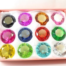 12-tlg. Tachyonen Glas Diamant Set Blume des Lebens 45 Heilige Geometrie