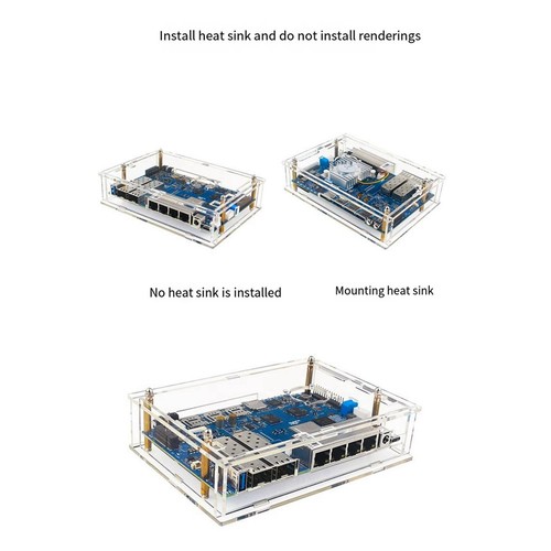 Open Source Router Development Boards For Banana Pi R4 Acrylic Development Board Open Source Router Can ...