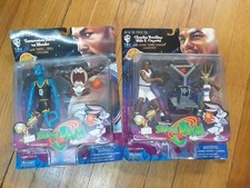 Lot Of 2 Space Jam Tasmanian Devil vs Blanko And Charles Barkley 1996  Playmates