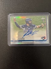 2019 Topps Chrome - Rookie Autographs Reese McGuire #RA-RM Refractor /499...