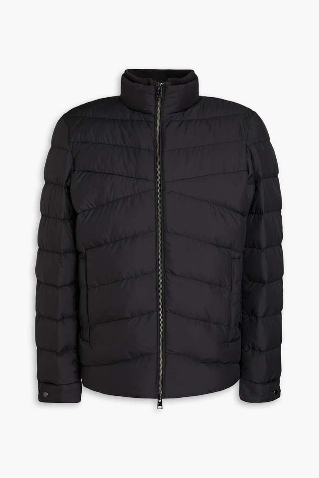 RRP€505 WOOLRICH Down Jacket Size XL Black Quilted - Image 3 of 4